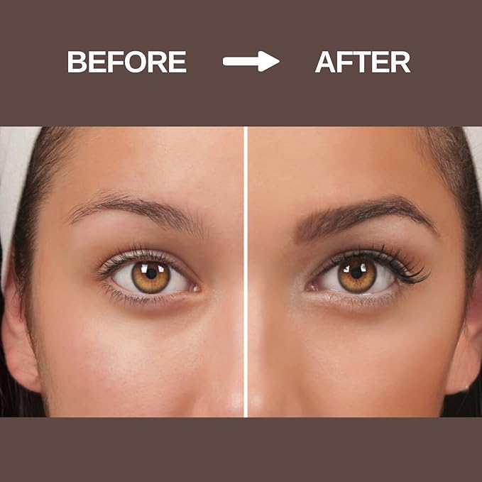 2-In-1 Eyelash & Eyebrow Color Kit, Professional Lash & Brow Color Kit, Eye Brow & Eye Lash Coloring Set DIY Hair Coloring for Salon Home Use 7ml (Black)