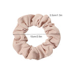 Scrunchies Hair Ties Scrunchy for Women Girls Cute Hairties for Thick Curl Hair No Crease Hair Accessories Soft Ropes Ponytail Holder No Hurt Your Hair 4FBHHCQ-001