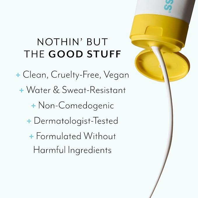 Bliss Block Star Non-Nano Zinc Oxide Mineral Liquid Sunscreen SPF 50 | Broad Spectrum UVA and UVB Sun Protection for Face and Body