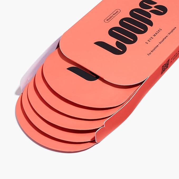 LOOPS WEEKLY RESET - Rejuvenating Hydrogel Eye Mask Kit - Hydrate, Nourish & Help Reduce Wrinkles for Refreshed Eyes - Reduces Signs of Puffiness - For Resilient-Looking Skin - Gifts for Women - 5 Pc