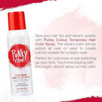 Punky Temporary Hair Color Spray – Cougar Red, Instant Vivid Temporary Hair Dye for Women, Wash Out, Hair-Color Spray, 3.5 oz, 2 Pack