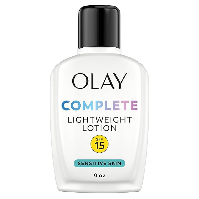 Olay Face Moisturizer, Complete All Day Moisturizer With Sunscreen Broad Spectrum SPF 15 - Sensitive, 4 fl. Oz, 1 unit