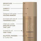 KEVIN.MURPHY SESSION.SPRAY - Strong Hold Finishing Hair Spray - For All Hair Types - Long Lasting Hold - Humidity Resistant Hair Care - 100 mL / 3.4 fl oz