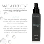 Josh Rosebrook Serum Spray - anti-frizz, wave and curl smoothing and defining hair styling spray that also performs as a nourishing, herbal-active scalp treatment - 120 mL - 4 Oz