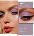 evpct Mauve Purple Matte Single Eye Shadow Palette Makeup for Older Women, Plum Lavender Purple Natural Cream Eyeshadow Palette for Green Eyes, High Pigment Mini Monochrome Eyeshadow