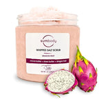 Sumbody Exfoliating Body Salt Scrub (21oz) Dragon Fruit, Antoxidant Rich, All Natural, USA Made, Self Care Gifts For Women, Teens, Men Sensitive Skin Nourishing, Hydrating, Non-Toxic