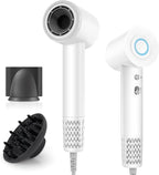 Hair Dryer, Travel Small Hair Dryer with Diffuser,High Speed Brushless Fast Drying Blow Dryer,Low Noise/Compact/Mini Design Hairdryer for Women,Men - No Heat Damage