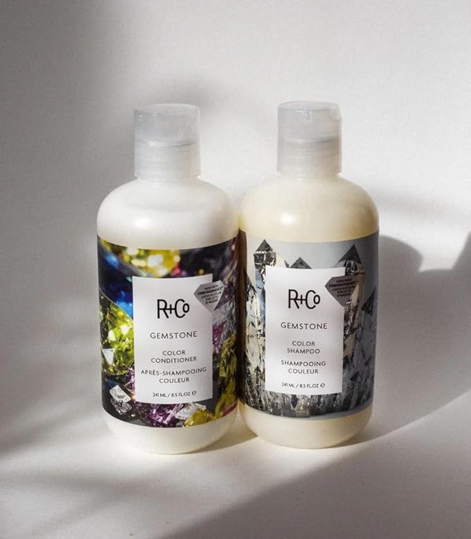 R+Co Gemstone Color Shampoo & Conditioner Set | Protects Color, Repairs & Nourishes | Vegan + Cruelty-Free | 8.5oz (Pack of 2)