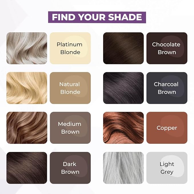 Rumi Cosmetiques HairMagic+ Root Touch Up Powder – Instant Gray Hair Coverage & Hairline Filler – Water-Resistant, Natural Finish, Nourishing Formula with Argan Oil & Vitamin E (Light Grey)