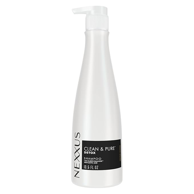Nexxus Clean and Pure Clarifying Shampoo With ProteinFusion, For Nourished Hair Paraben-Free 13.5 oz