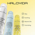 HALOVIDA Dry Shampoo Pack of 3, Dry Scalp Shampoo Spray for Dark Hair Leaves No White Residue, Absorb Oils, Volumizing & Refresh Hair for 72 Hours, 5.07 Fl Oz (Osmanthus Grove+Toyoko Yuzu+Coastal Air)