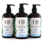 Coco Fiji Face & Body Lotion Infused With Coconut Oil | Lotion for Dry Skin | Moisturizer Face Cream & Massage Lotion for Women & Men | Fragrance Free 12 oz, Pack of 3