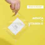 RARE Paris - Trésor Solaire - Soothing Facial Sheet Mask - Soothing & Strengthening - With Vitamin E & Arnica - Brightening, Firming & Revitalizing - Multi-Active Serum Formula - 5 Pack