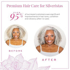 Maison 276 Pre-Shampoo, Shampoo and Conditioner for Silver, Gray & Blonde Hair, 3-Step System Tone-Correcting Shampoo, NOT a Purple Shampoo, Neutralizes Brassiness, Sulfate-Free, 3x 8oz Bottles