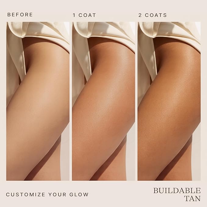 Self Tanner Mousse - USA Made with Natural & Organic Ingredients, Self Tanning Mousse Foam for Ultra Dark Fake Tan, Non Toxic Sunless Tanner for Darkest Streak Free Finish & Natural Looking Tan