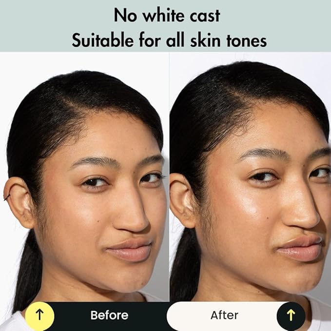 Daily Repair & Protect Moisturizer with Mineral Sunscreen Face SPF 50+ I With Squalane and Aloe Vera for Deep Moisture I UVA/UVB & Blue Light Protection I No White Cast I Reef Safe I Vegan