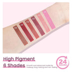 3Pcs Nude Pink Purple Mauve Lavender Lip Stick,Matte Cream Lipstick Set for Women,Long Lasting Waterproof Smudge Proof Velvet lipsticks Crayon,Lip Makeup Kit Travel Size,Vegan & Cruelty-free