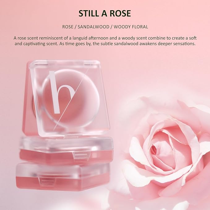 Hersteller Solid Perfume for Women – Nearby Scented Balm (Still A Rose), Solid Perfume Balm with Melting Texture, Moisturizing Multi-Use for All Skin Types, Alcohol-Free Fragrance