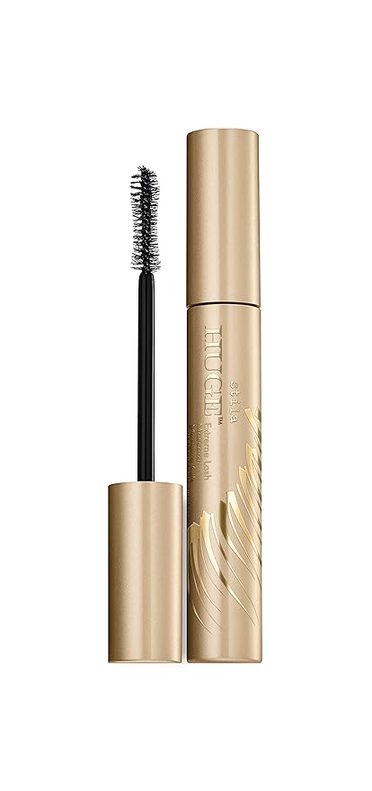stila HUGE Extreme Lash Mascara, Intense Black | Volume, Full Length, Curl, Lift, No Clump, Crunch or Smudge | Lightweight, Long-Lasting Buildable Eye Makeup Formula | 0.44 Fl. Oz.