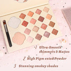 18 Girds Colorful Matte Shimmer Eyeshadow Palette