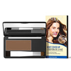 SEVICH Root Touch Up Hair Color Powder with Mirror & Brush – Instant Gray Hair Cover Up, Waterproof Sweatproof Formula, Natural Finish for Hairline & Bald Spot, 48H Long Lasting, Brown