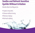 iVIZIA Micellar Eyelid Cleanser for Sensitive Eyelid Cleansing, BAK-Preservative-Free, Rinse-Free, Gently Removes Makeup, 3.3fl oz Bottle Packaging May Vary﻿