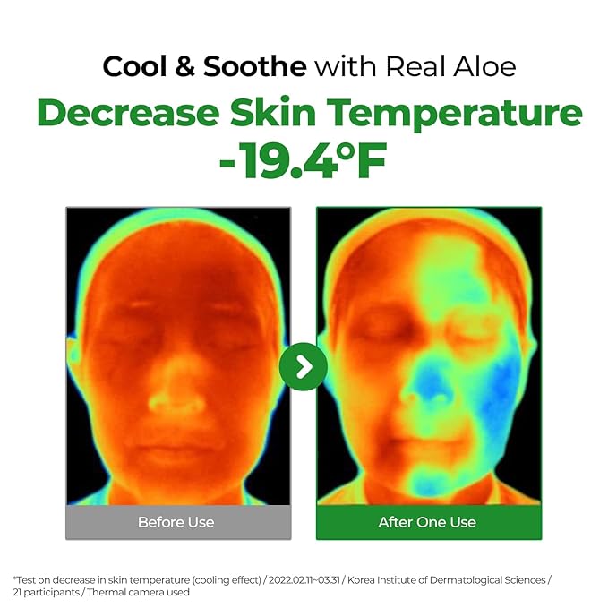 Cure Real:oe Phyto Green Ampoule Mask, 10 Sheets, Aloe Hydrogel Sheet Mask, Korean Skincare for Hydration (Pack of 1)