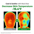 Cure Real:oe Phyto Green Ampoule Mask, 10 Sheets, Aloe Hydrogel Sheet Mask, Korean Skincare for Hydration (Pack of 1)