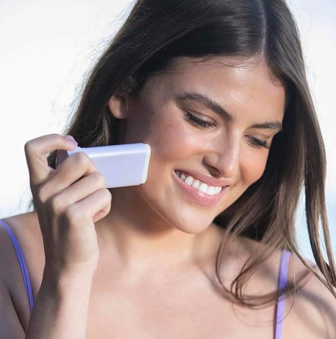 Naked Sundays SPF 50 Clear Glow Sun Stick – Invisible, Unscented Face & Body Sunscreen for All Skin Types | Broad Spectrum, Quick & Easy Application, Travel-Friendly, 19g