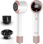 Hair Dryer, AI Smart 160000 RPM High-Speed Brushless Motor Plasma Ion AI Blow Dryer with Diffuser for Fast Drying, Professonal 4Temp/3Speed Thermo-Control Lightweight AI Hairdryer for Women Men Travel