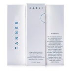 Self Tanner Bronzing Drops - Anti Aging Gradual Sunless Tanning Drops, Natural Hydrating Glow for Face & Body with Vitamin C - Fake Tan Lotion, Vegan & Cruelty Free, 1 oz