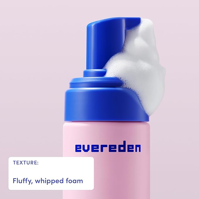 Evereden Kids Face Wash - 3.4 fl oz, Gentle Skin Care, Fresh Pomelo Scent, Gentle Foaming Cleanser, Non-Toxic and Hypoallergenic