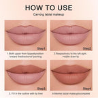 12 Colors lip liner pencils, Modern Classic Lip Liner, Lip Liner Pigmented Vegan Matte, Lasting Finish Lip Liner, Luxurious Creamy Long Lasting Lip Liner, Prevents Feathering and Fading, (02)