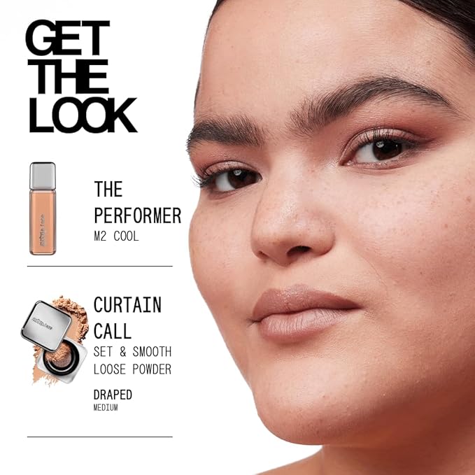 about-face THE PERFORMER Skin-Focused Foundation M2Cool – Medium Coverage, Long-Wear, Breathable & Buildable Base – Clean, Vegan, Hydrating Formula with Blue Agave & Chlorella – 1.08oz