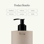 Vegan Nourishing Scalp Shampoo with Black Tea, Hyaluronic & Amino Acids to Strengthen Scalp Barrier, Creamy Woody Scent, Paraben, Sulfate & Silicone Free 450ml / 15.22 fl. Oz