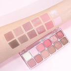 AMY'S DIARY 12Color Light Pink Purple Eyeshadow Palette, Long-Lasting, and Highly Pigmented. Elevate Your Eye Makeup– Unleash Your Unique Style (10#)