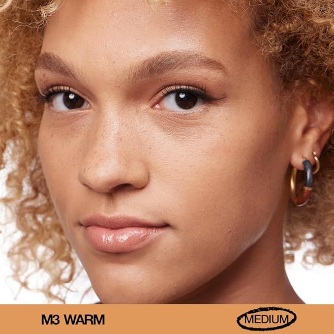 about-face THE PERFORMER Skin-Focused Foundation M3Warm – Medium Coverage, Long-Wear, Breathable & Buildable Base – Clean, Vegan, Hydrating Formula with Blue Agave & Chlorella – 1.08oz