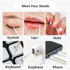 2000 pcs 4 Inch Pointed Cotton Swabs Precision Microblading Cotton Tipped