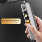 Quico Travel Hair Dryer with Dual Voltage, 120000 RPM Fast Drying Hair Dryers for Women with 500 Million Negative Ions, Thermo-Control Compact Hair Blow Dryer with Cold, 3 Heat & 3 Speed Settings