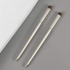 Natural Pony Hair Eye Shadow Brush by ENZO KEN, Medium Smudge Eyeshadow Brush, Shader Eye Shadow Brush, Eye Smudge Brush, Single Eyeshadow Brush, Eye Brushes, Eyeshadow Blending Brush. (Gold, E203M)