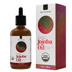 Organic Jojoba Oil, Cold Pressed Jojoba Oil for Face, Skin Care, and Hair Care, USDA Certified Organic 100% Pure, Hexane Free, 4 Fl Oz.