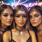 Silver Mardi Gras Out for Women Face Glitter Gel,Carnival Rave Accessories,Singer Concerts Body Glitter, Music Festival Hair Sequins Face Glitter Paint Makeup,50ML