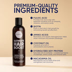 Moerie Ultimate Hair Growth Conditioner – For Longer, Thicker, Fuller Hair - Vegan Friendly Volumizing Hair Products – Paraben & Silicone Free – All Hair Types – Reverse Hair Loss – 8.45 fl oz (250ml)