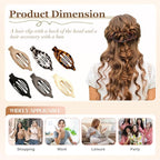 Flat Hair Clips for Women, French Hair Claw Clips for Thick, Thin, Long & Short Hair, Duck Billed Clips, No-Slip Grip Hair Styling Accessories for Women Girls Daily Use (MixA 3PCS)