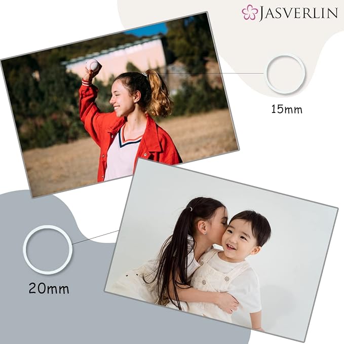 Small White Rubber Bands, Tiny Mini Toddler Hair Ties Elastic RubberBands Ponytail Holder Scrunchies for Girls Baby Women 1/2 inch 1000pcs