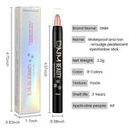 Kaely Cream Eye Shadow Sticks, Champagne Shimmer Eyeliner Pencil Eyeshadow Palette Makeup, Eye Highlighter Brightener Stick for Older Women Waterproof Pigmented, sombras para ojos, New-74