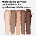 5 Colors Matte Nude Eyeshadow Makeup Palette, Nude Pink Brown Cocoa Neutral Matte Smokey Cream Mini Eye Shadow Palette Makeup for Older Women Blue Green Eyes, Contour Make up Palettes sombras de ojos
