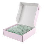 MEEDEE 100 Pack Sage Green Hair Ties For Women No Crease Soft Elastic Ribbon No Damage Sage Green Hair Ties Knotted Ouchless Hair Ribbon Yoga Hair Ribbons Elastic Bracelets