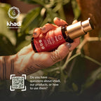 khadi STRONG AMLA hair oil, 100% natural, herbal, vegan, promotes growth, prevents hair loss & gray hair, strengthens roots, silicone-free, Ayurvedic hair care, organic beauty 1.69oz