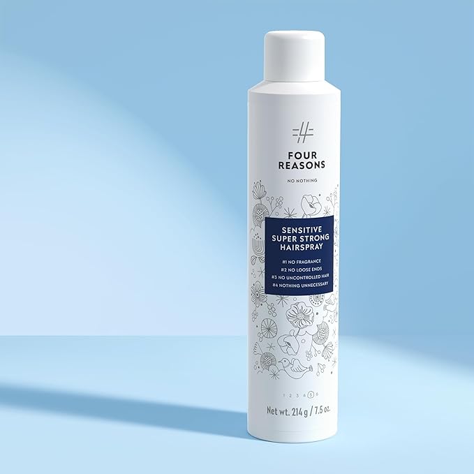 No nothing Sensitive Unscented Hairspray with Extra Hold - Finishing Spray for Styling with Humidity Protection - Fragrance Free & Hypoallergenic - 7.55 oz (New Packaging)